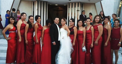 César Augusto Sinecio Macias y Claudia Cristina Medina Agûero Parróquia del Santo Cristo