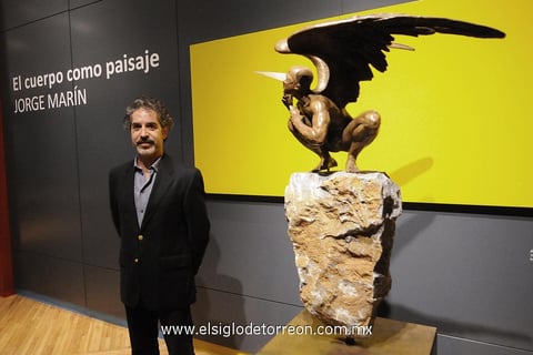24112012 EL ARTISTA  Jorge Marín muestra 18 obras en bronce.