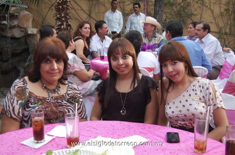 27112012 COMIDA DE CUMPLE.  Janeth, Karla y Mely.