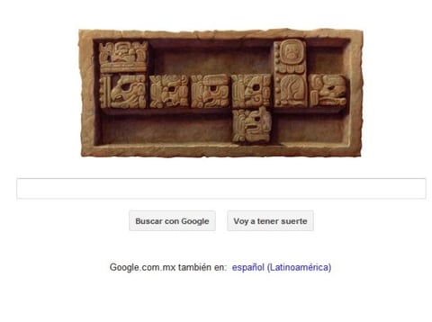 21 de diciembre. El buscador hizo eco de la euforia por las celebraciones mayas del cierre de un ciclo de 13 baktunes y que algunos han relacionado con el fin del mundo.