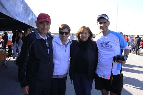30112012 Blancas.  Participan en medio maratÃ³n  21 K Autopop-Autocentro 2012 Sasha Sifuentes, Alejandro RodrÃ­guez y Claudia de Santiago.  Fernando, Montserrat, Blanca y Pablo.  Fer, JosÃ© Miguel, Gaby y David.