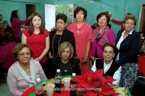 07122012 ALICIA , Rocío, Lucy, Tere, Lizy, Guille y Licha.