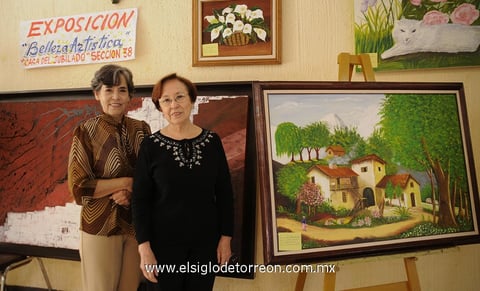 09122012 EXPOSICIÓN PICTÓRICA.  Gloria Tallabas y Bertha Carrillo.