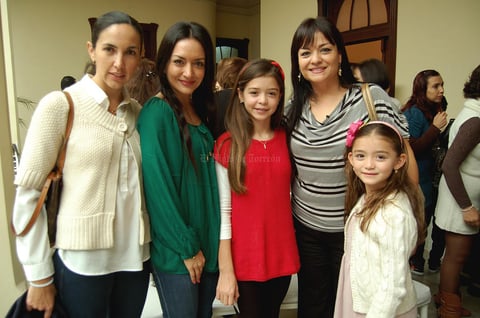 BÁRBARA, Thelma, Paulina, Wendy y Pamela