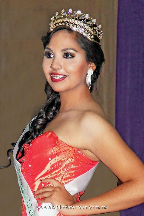 16122012 Magaly Calderón Carreón, princesa del COBAED plantel 22, XXV aniversario, Santa María del Oro, Dgo.