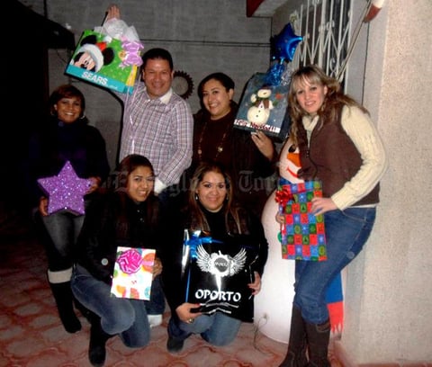 Posada con amigos