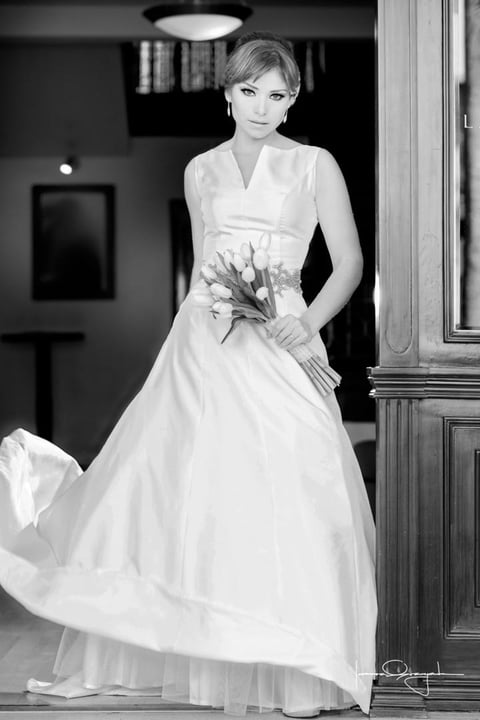 KARLA López Estrello el día de su boda con Dr. Carlos Aarón Burgos Márquez.- Laura Grageda Fotografía