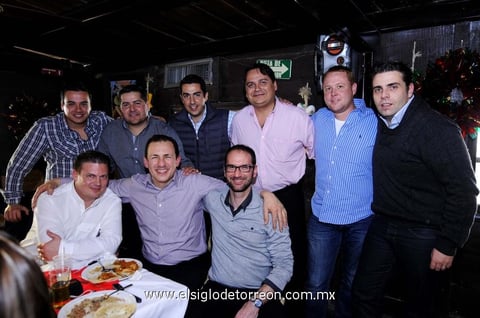 27122012 ÃNGEL , Daniel, Alejandro, Donaldo, Mathieu, Francky, Fablen, Bruno y Mickel.