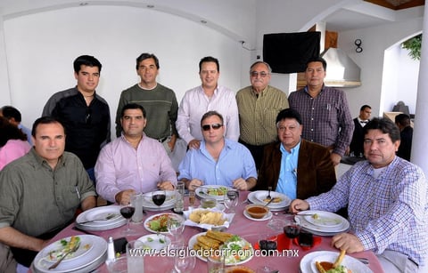 28122012 José Ramón Mata, Ãlvaro González, Agustin Arellano, Carlos, Alfonso, Leonel, Ignacio, Leonardo Nahle, Adhelmo y Alfonso.