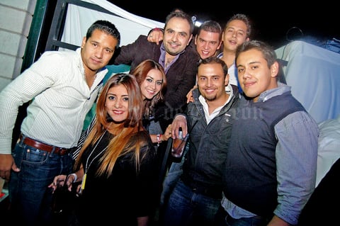 Luis, Gaby, Diana, Robles, Padilla, Alonso, Didier y Ornelas.