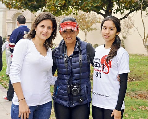 Valentina, Lety y Ana Sofi.