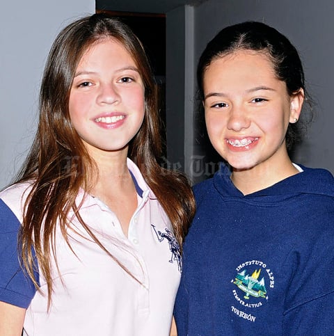 Marijose Estrada y Mariángel García.