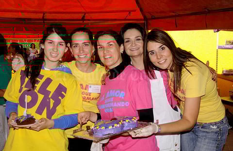 Gaby, Vero, Pily, Lizzet y Dany.