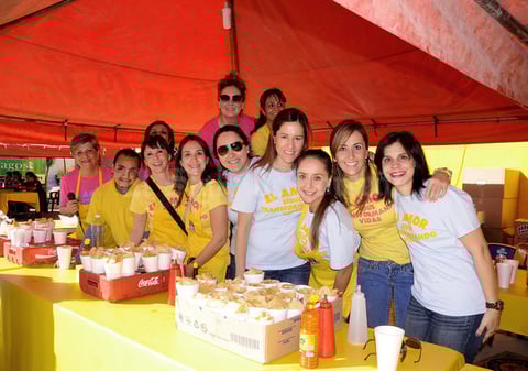 Equipo de voluntariado del CRIT.