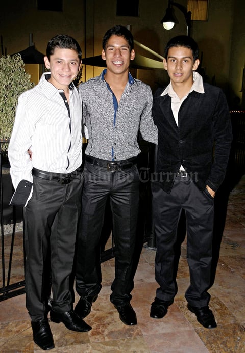 Antonio López, Diego Rodríguez y Raul González.