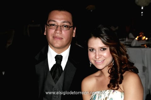 JESúS  Calvo y Stephanie Rodríguez.