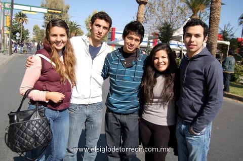 07012013 ANA ISABEL , SebastiÃ¡n, Cristian, Mayra y Miguel.