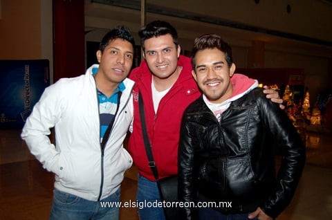 09012013 EN EL CINE.  JosÃ© Ãngel, Zammir y Fernando.