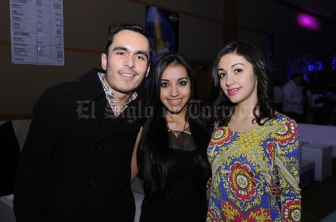 Adolfo Calderón, Iliana y Aimé Cepeda.