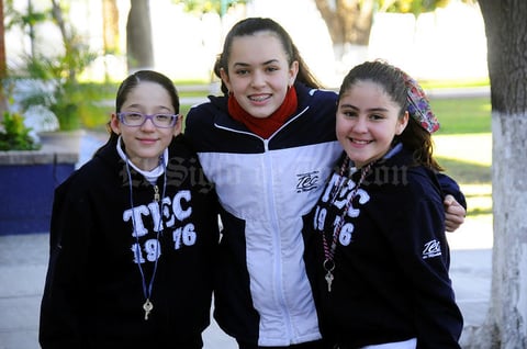 Samantha, Paulina y Hanna.