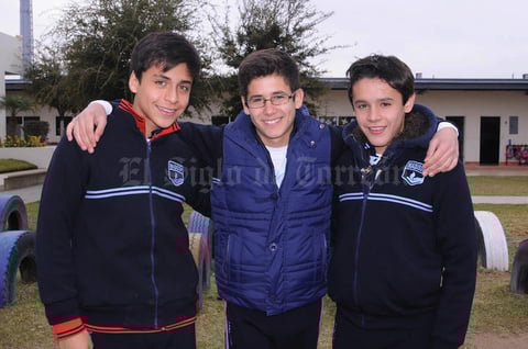 Miguel, Germán y Luis.