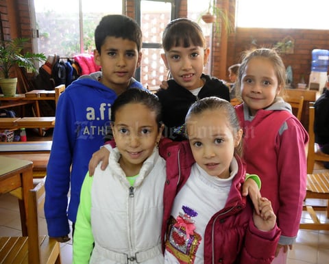 Rodrigo, Paulina, Mariana, Ana y Regina.
