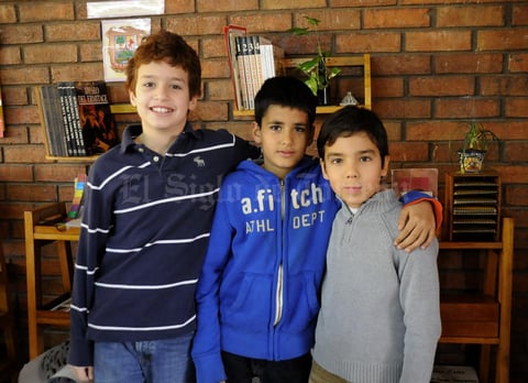 Mauricio, Rodrigo y Fernando.