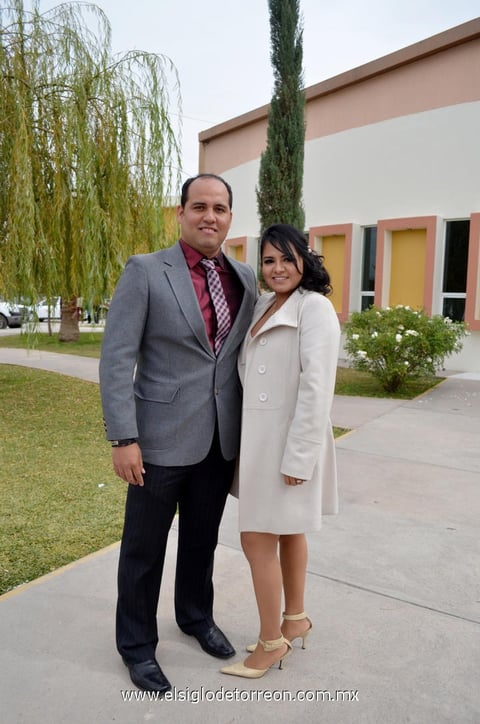 CELIA  Orona Escandón y Carlos García Flores.