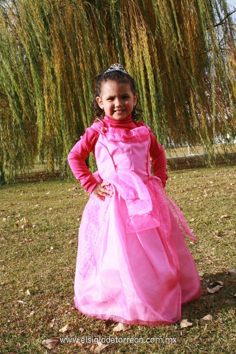 19012013 CUMPLEAñERA.  Gloria Sofía González Pérez lució como toda una princesa en su fiesta de tres años de edad.
