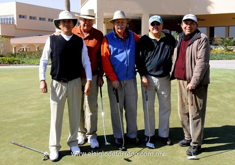 Jorge, Roberto, Alberto, Manolo y Jorge.