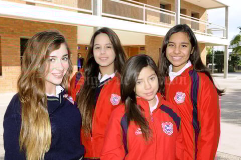 Paulina Leite, María José García, Frida Argelia Medel Núñez y Sofía Ayala Corcuera.
