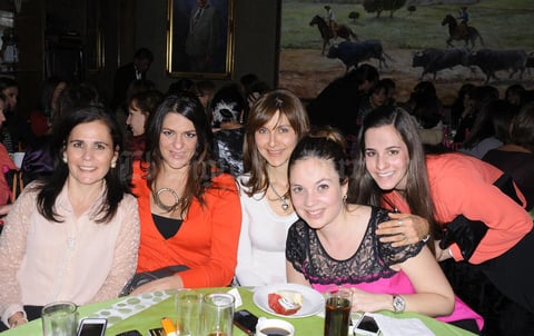 Marcela, Selina, Vero, Norma y Marce.