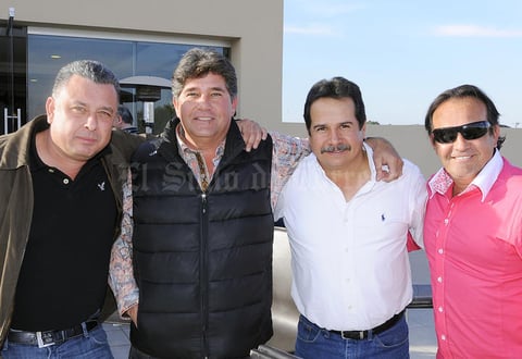 Paco, Mauricio, Ernesto y Luis.