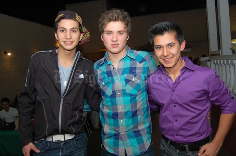 Saúl, Fer y Raúl.