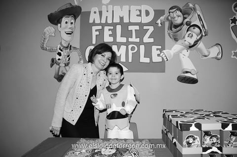 30012013 CUMPLEAñOS.  Ana María Sampeno y Ahmed Chávez.