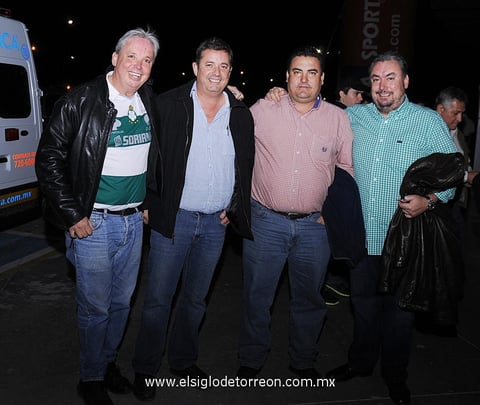 Roberto, Kort, Beto y Walter.