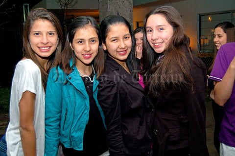 Laura, Sofi, Lili y Sofía