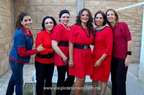 Coty, Lupis, Paty, Cristina, Cuquis y Clarisa.