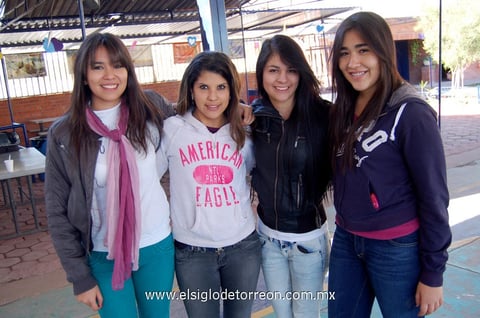 Gaby Mariángel, Kelly y Miriam.