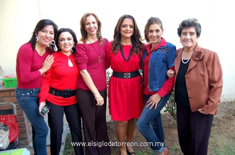 Paty, Lupis, Clarisa, Paty, Coty y Juanita.