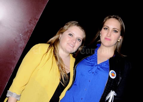 Velia Rodríguez y Ale Izaguirre.