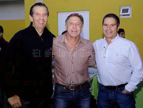 Willy Treviño, Neto Díaz Flores y Sopa Villarreal.
