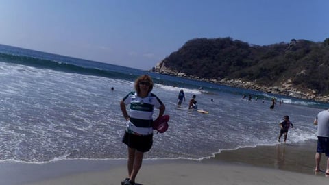 Desde Las playas de Acapulco, Gro. apoyando al Santos Laguna