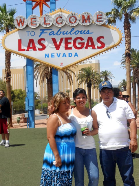 Vacaciones con mi familia en las Vegas Nevada