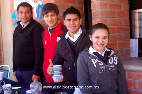 JOSé  Ángel, Edson, Ricardo y Miriam.