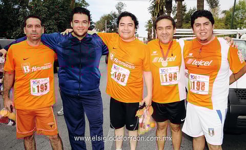 Hugo, Érick, Daniel, Samuel y Gerardo.