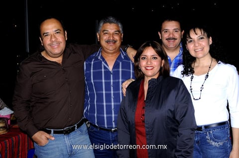 ALFREDO,  Ernesto, Miguel, Graciela y Alicia.
