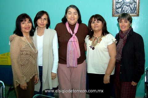 CHEPIS, Eréndira, Marisa, Linda y Adriana.