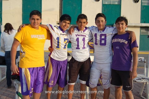 Raúl,  Robi, Juanpi, George y Diego.