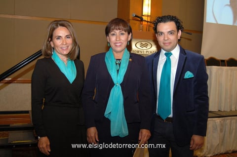 Sara Alba, Griselda Chávez y Alejandro Aguilera.